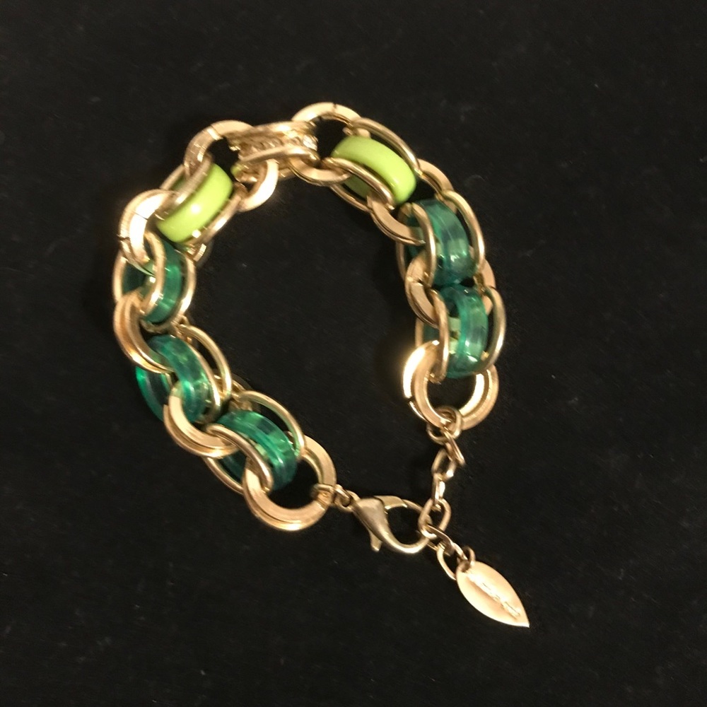 Women’s Coldwater Creek Bracelet Vivid Links Green